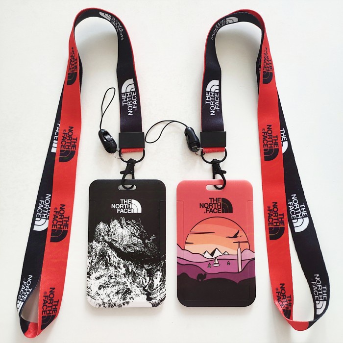 

ID Card Holder Name Tag Lanyard / Kalung Wadah Kartu The North Face 2 Kode 1353