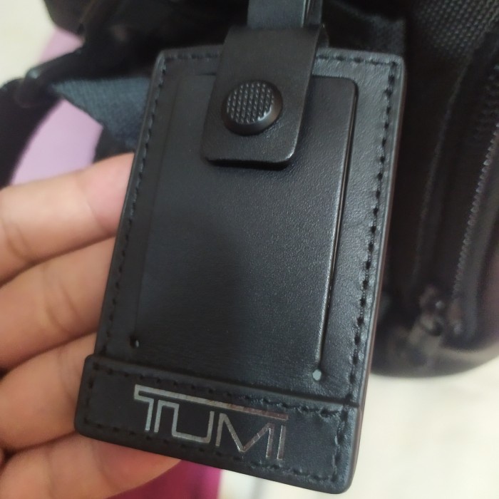 

Tumi Name tag Silver Original Authentic original Kode 792