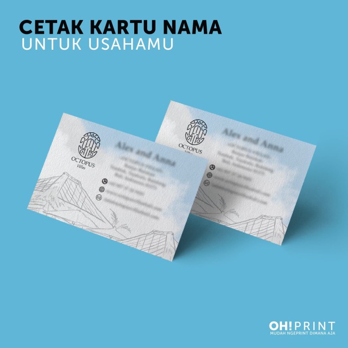 

Cetak Kartu Nama Art Carton 260Gsm Laminating Glossy / Matte