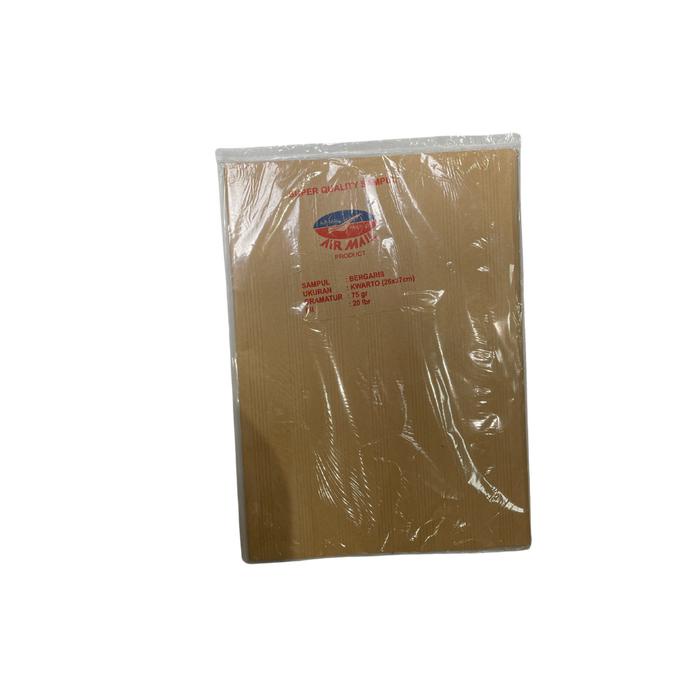 

Sampul Buku Polos Coklat Airmail/ Kuarto/ Boxy - Pak