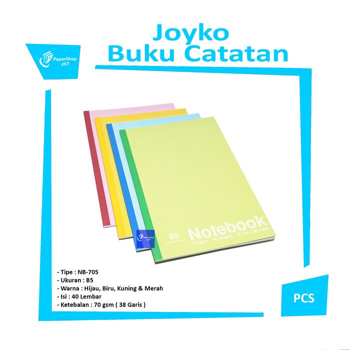 

Joyko Buku Catatan B5 Notebook Nb-705 [ Per Buku ]