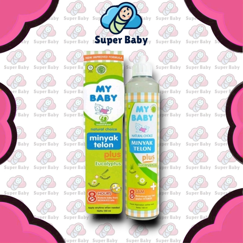 MY BABY MINYAK TELON PLUS PERLINDUNGAN 8 JAM 60ML 90ML 150ML