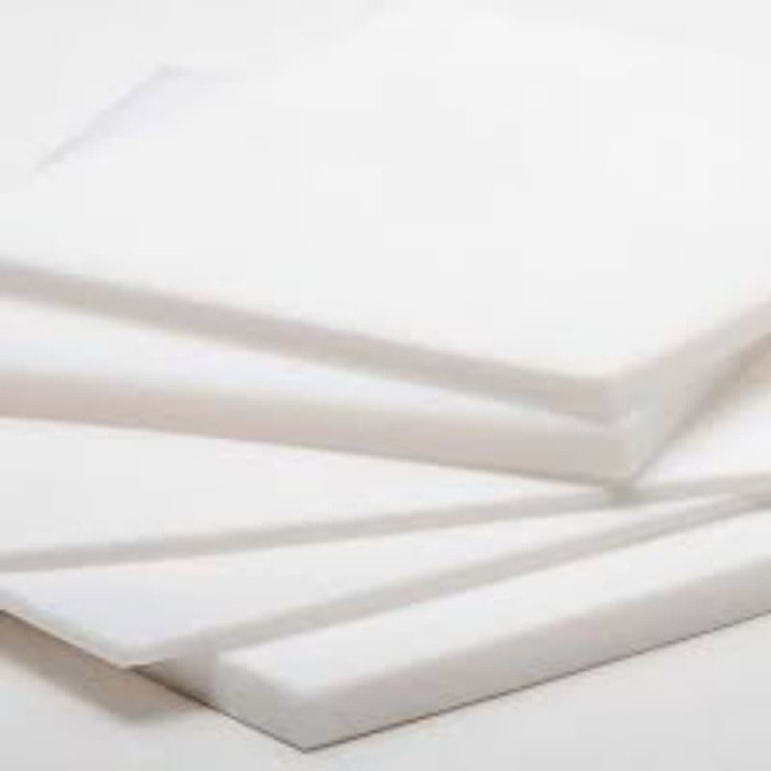 

Plat teplon tebal 6mm, 12 X 12cm PTFE sheet flat teflon lembaran 6 mm Shett potongan putih bahan material paking gasket tahan panas
