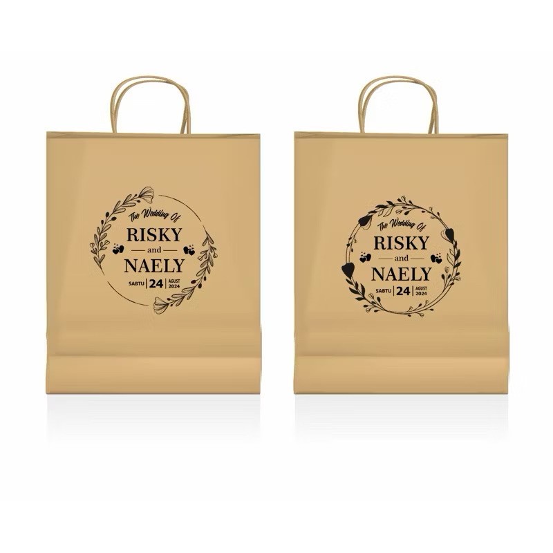 

Paper Bag Coklat Polos Ukuran 26x12x20 (paket 12pcs) |Tas kertas |Tas Kado |Tas Souvenir |paper bag Hampers