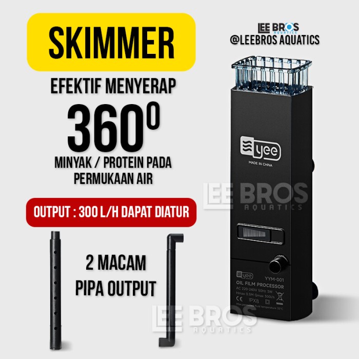 TERBARU Skimmer Aquarium / Surface Skimmer / Skimmer Aquascape / Protein Skimmer / Skimmer Protein