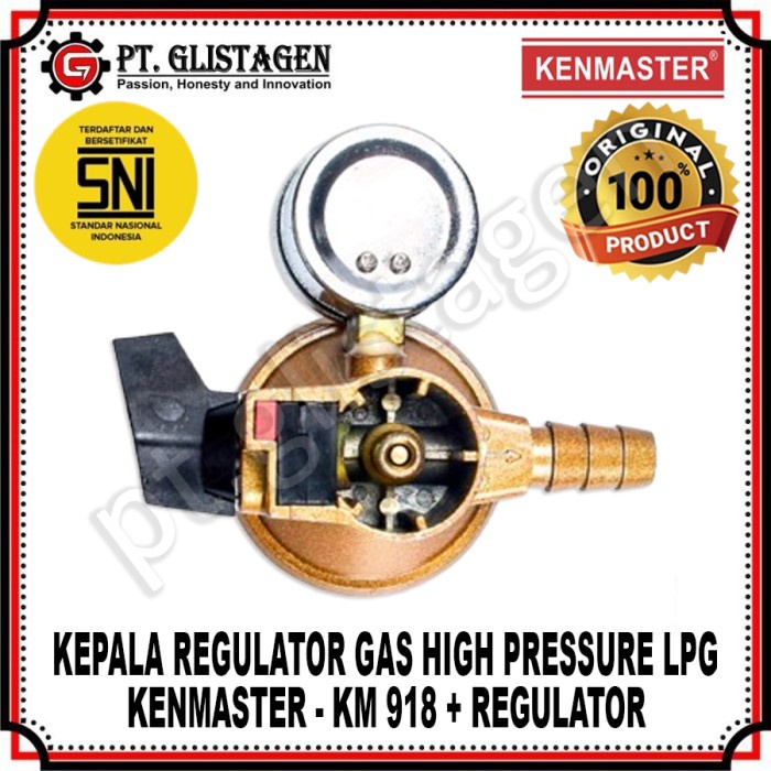 terbaru  kenmaster km919 kepala gas high pressure regulator gas elpiji lpg sni km919 km 919