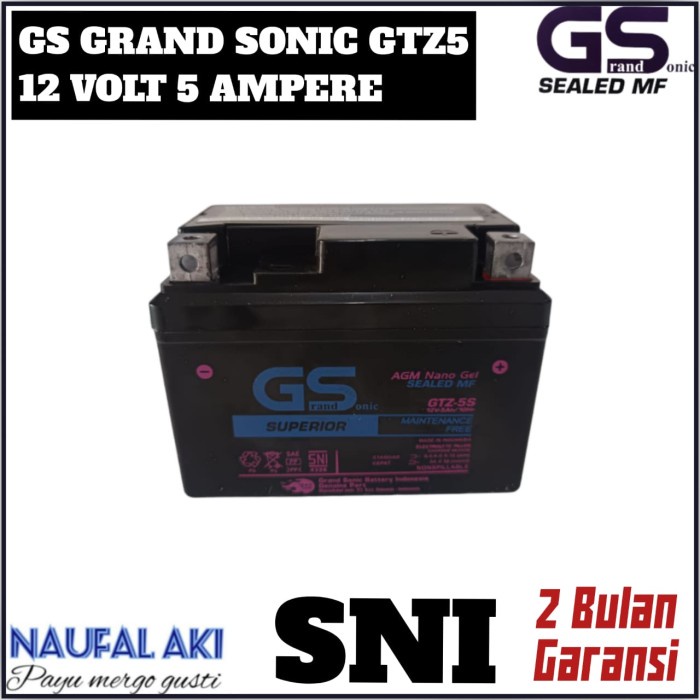 Aki Motor Honda Beat FI ESP CBS Karbu street Vario 110 aki kering 4 Ah