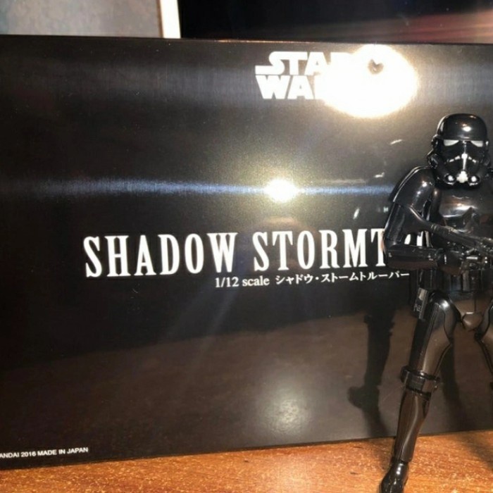 star wars shadow stormtrooper model kit bandai