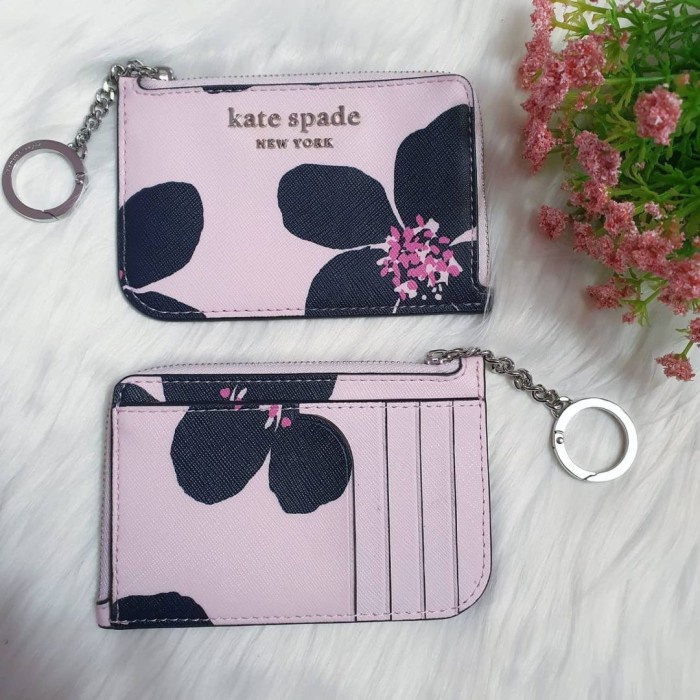 

card holder katespade grand floral Kode 804