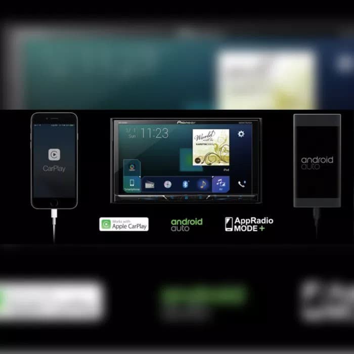HEAD UNIT TAPE MOBIL TV MOBIL DOUBLE DIN PIONEER AVH-Z5050BT
