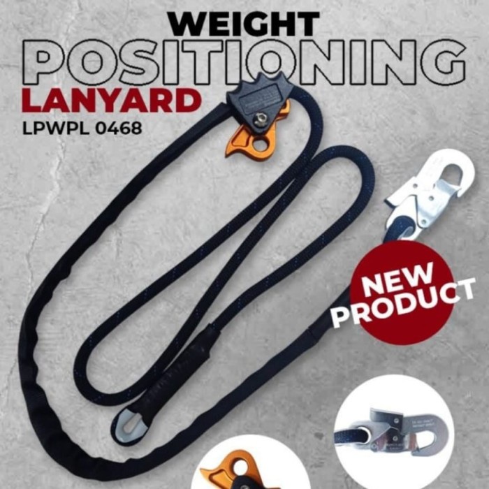 

work positioning lanyard LPWPL 0468 Adjustable lanyard Leopard Kode 1079