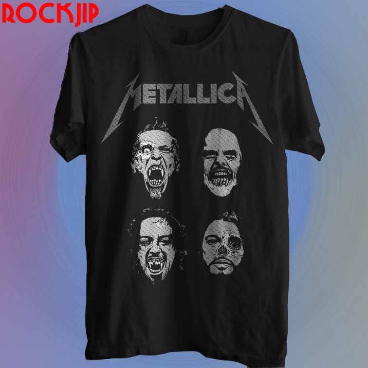 Jual Kaos Baju Distro Musik Band Rock Punk Indie Metal Pria Wanita Original Second Metallica Terdeka