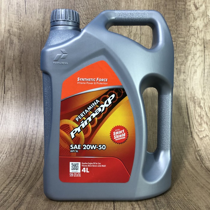 Oli Mesin Prima Xp 20W-50 4 Liter / Oli Mobil Pertamina Original