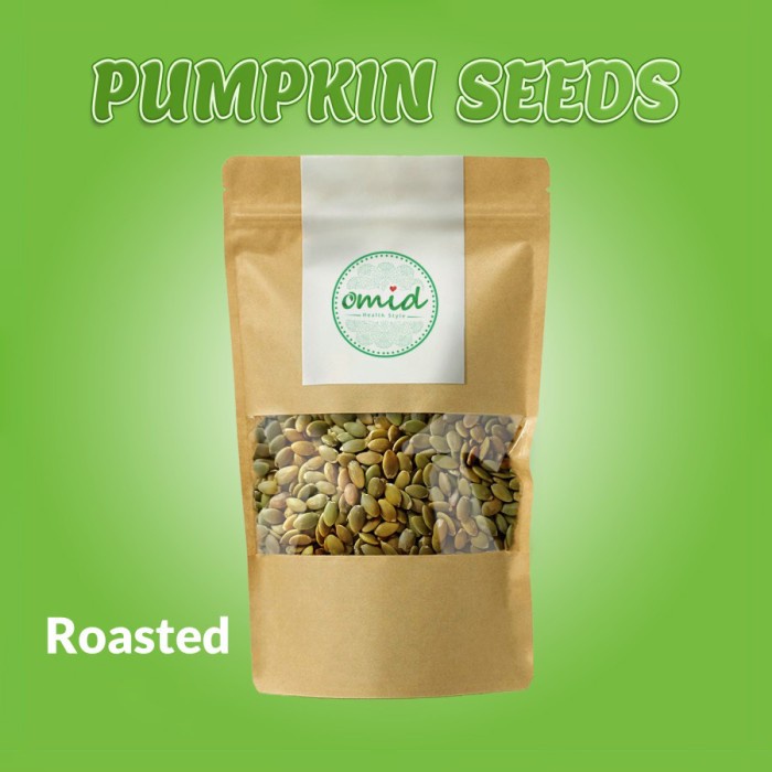 

Organic Roasted Pumpkin Seeds (Biji Labu Panggang Organik) 250Gr