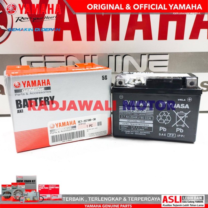 Aki Motor Ytz5S Vixion, Byson, Jupiter Mx, Mio J Asli Original Yamaha