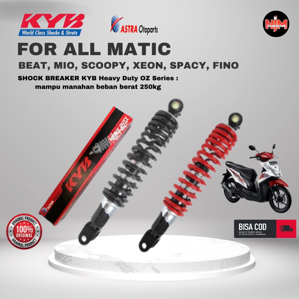 (GC) Produk Baru Shock Breaker Heavy Duty KYB OZ71101 Tinggi 330 mm KAYABA Heavy Duty Langsung