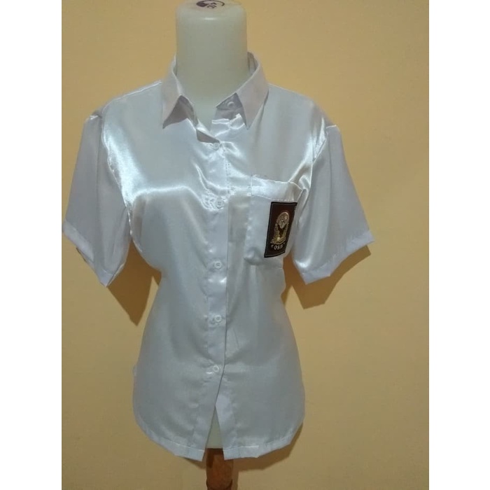 MILIKI ATASAN BAJU SERAGAM SATIN SMA