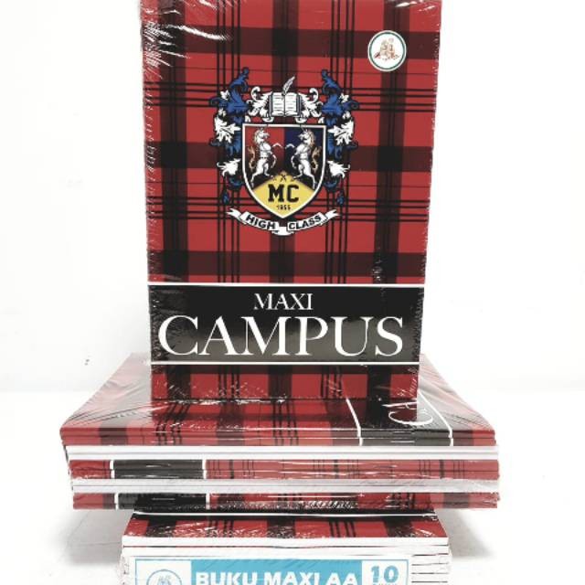 

Grosir (1packs/10buku ) Buku Tulis CAMPUS FAVOURITE BESAR isi 50 lemb