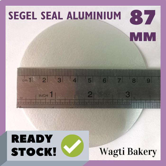 Rmc - [50Pcs] Segel Seal Aluminium 8.7Cm / Segel Alumunium Foil 87Mm/Seal Botol Pet