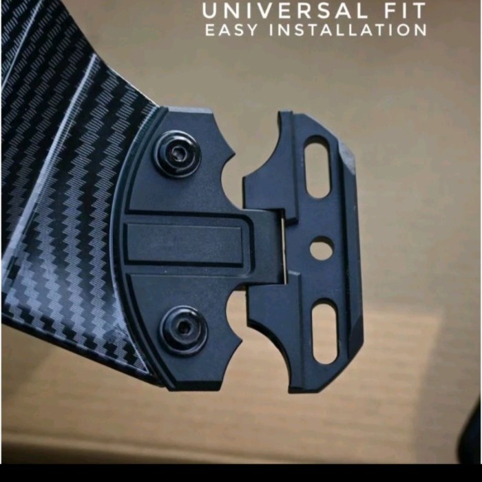 Murah Spion Winglet New Aero H2 Motor Universal Carbon Fiber Rear Mirror Spion Winglet Fairing Ninja
