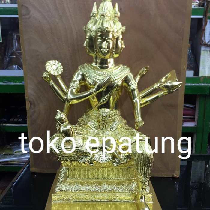 Patung Buddha 4 Wajah / Se En Fo - Thailand - Kuningan - T70