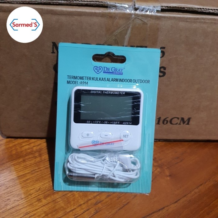 PROMO DR GRAY Thermometer Digital Kulkas A914 / Termometer Digital Kulkas Dr Gray A914 /