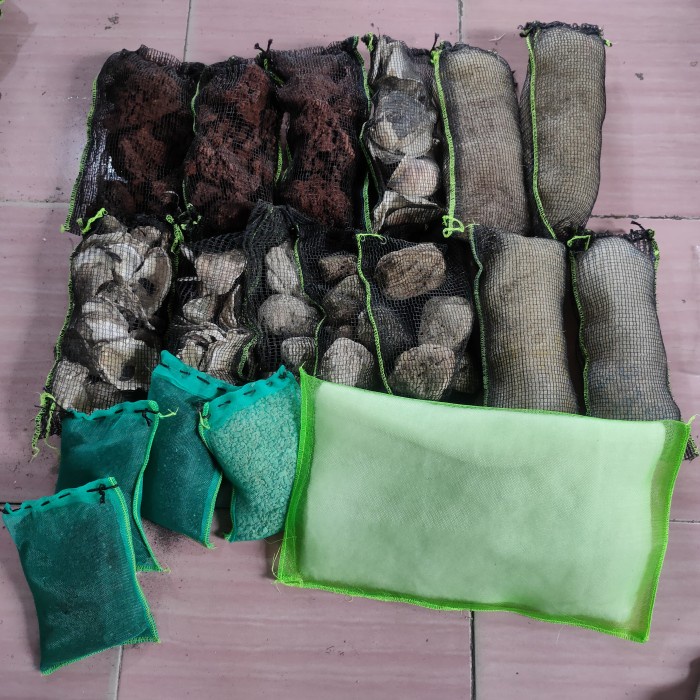 PAKET MEDIA FILTER Kolam IKAN 18 PENJERNIH AIR KOLAM