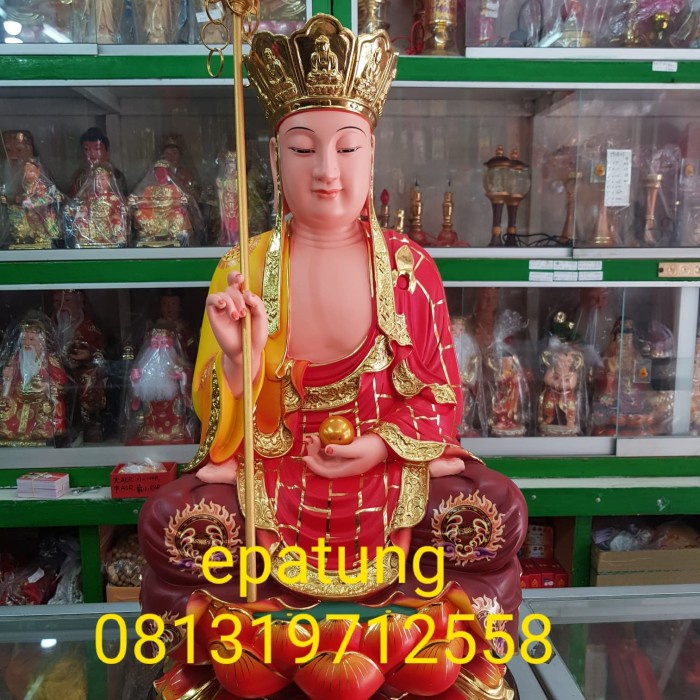 Svetlana Patung Dewa Ksitigarbha Bodhisatva Fiber 24 Inc