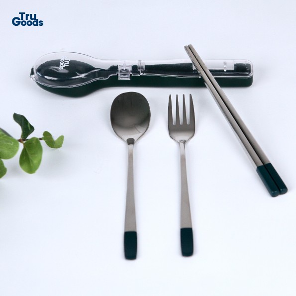 Cutlery Set Pocket / Alat makan set Tru Goods