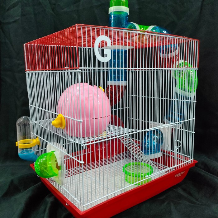 kandang hamster cerobong/ kandang hamster tingkat/ kandang hamster jum