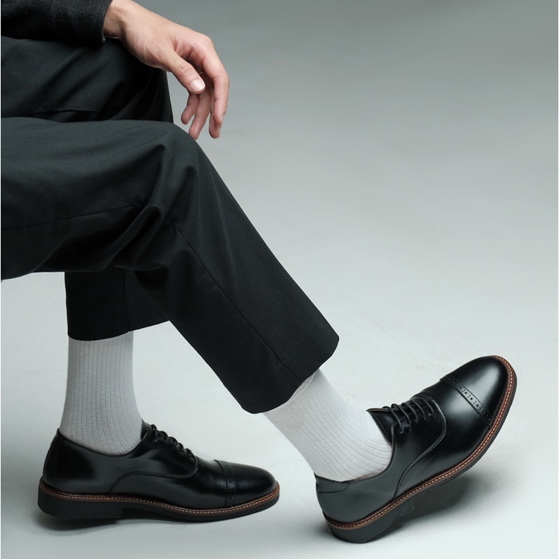 TERBARU Phier Black Oxwalker sepatu formal pria pantofel kulit hitam