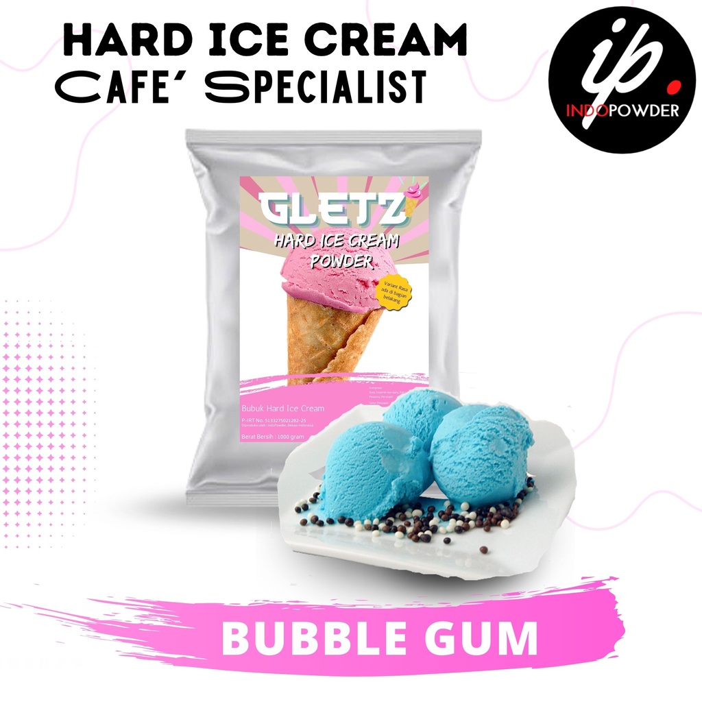 

IP Bogor - Bubuk ES KRIM BUBBLEGUM 1Kg Untuk Cafe, Waralaba dan Resto
