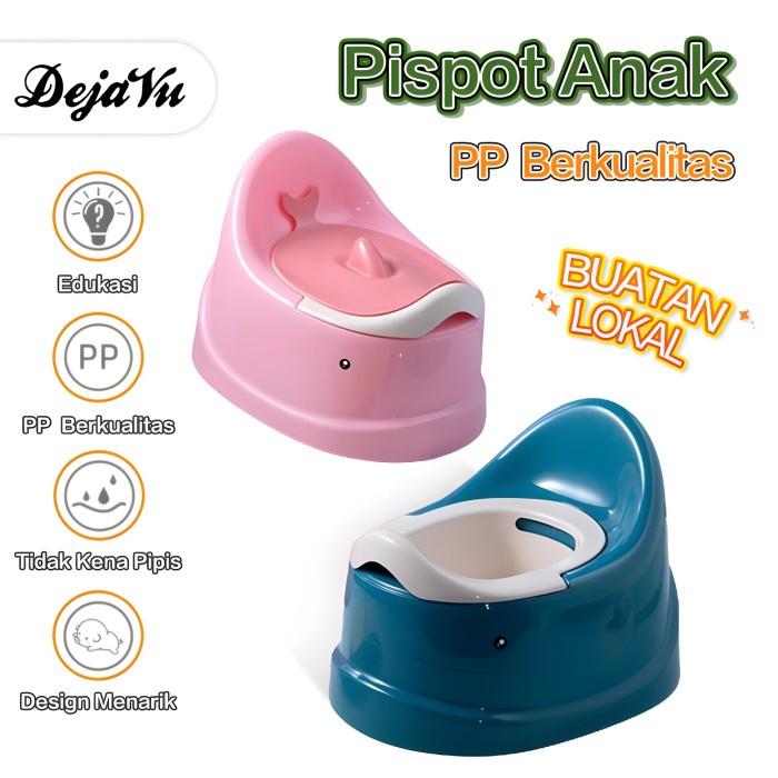 DEJAVU Toilet Training Anak Baby Closet WC Jongkok Portable HSB716