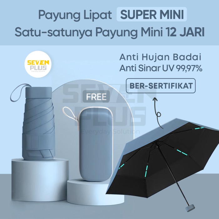 Payung Lipat Mini Anti UV Payung Kecil Payung Mini Viral Mini Umbrella