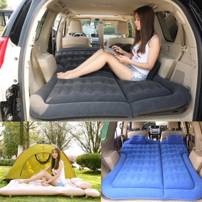 SUV Car Mattres Matras Kasur Tempat Tidur Mobil Angin Penyangga Pisah