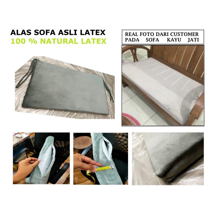 Alas Sofa / Matrass Mobil/ Kasur Mobil LATEX CUSTOM Asli Natural Latex