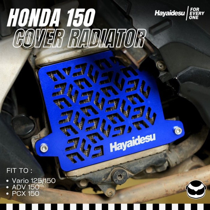 HAYAIDESU RADIATOR COVER HONDA ANODIZE VARIO 125 / 150 FI