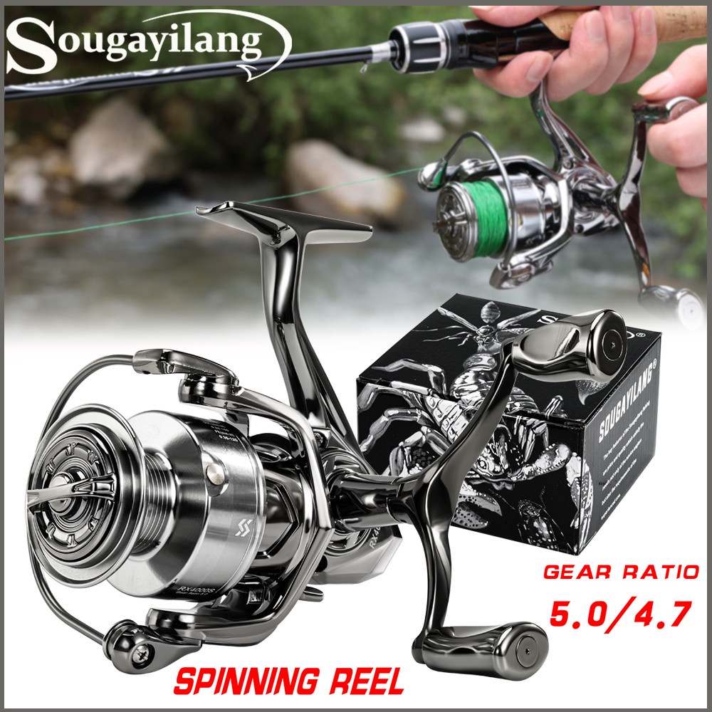 PROMO Sougayilang COD Reel Pancing Double Handle Fishing Reel 1000-5000 series 5.0:1 Gear Ratio Reel