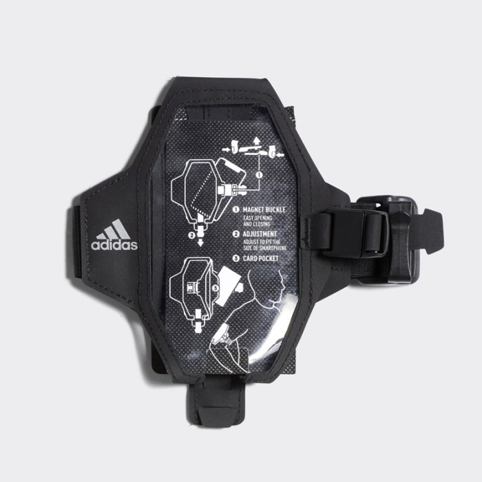 TERBARU Adidas Running Mobile Phone Arm Pouch Sport Black HI3488 ORIGINAL