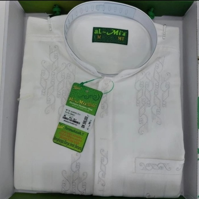 Baju Koko Almia Lengan Pendek-Koko Almia 100 % Original Fashion Pria