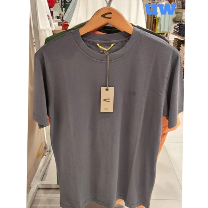 Kaos Pria Camel Active Bahan Katun 100%Original. Abu" Polos Asli 100%