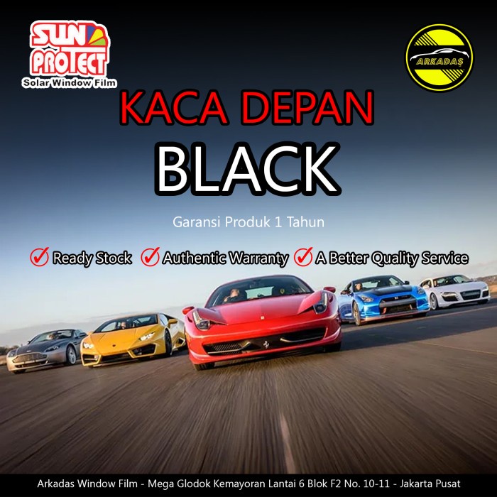 Ready Kaca Film Mobil Sunprotect / Calya / Kaca Depan / Kacafilm