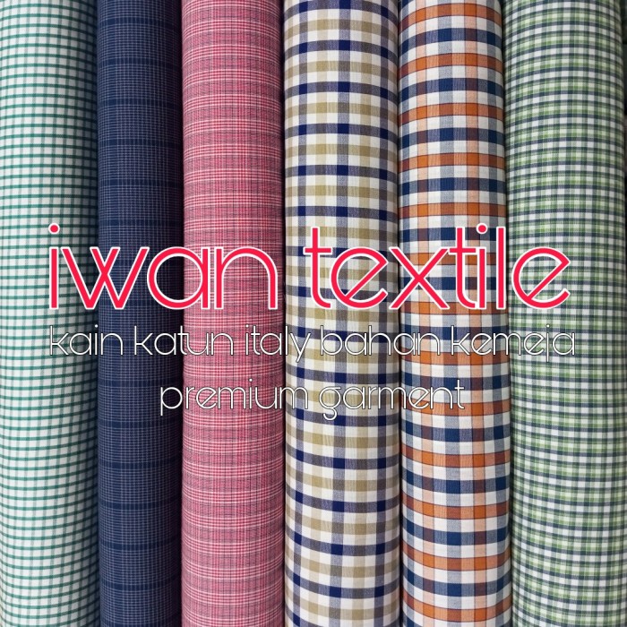 SPECIAL Promo kain katun kotak kotak bahan baju kemeja / hem / koko pria / atasan wanita