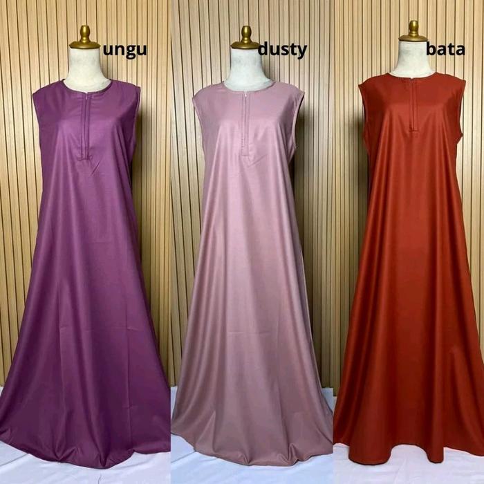 TERBARU inner bahan toyobo Katun Katun Katun Busui Dress Nyaman Gamis Casual Dalaman Baju Dewasa