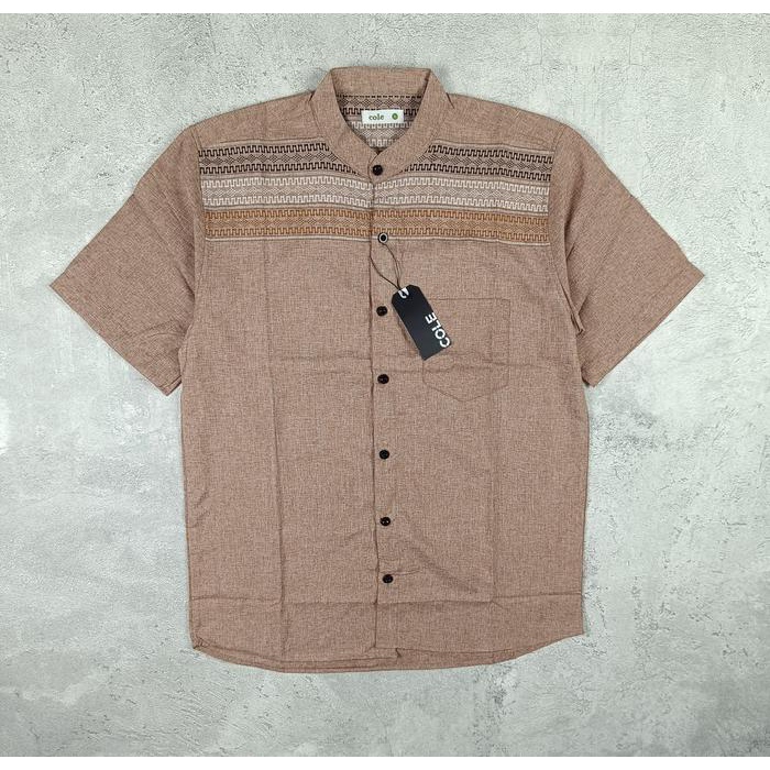 TERBATAS Koko Cole baju atasan muslim pria cowok dewasa remaja bahan katun oxford size s m l xl xxl