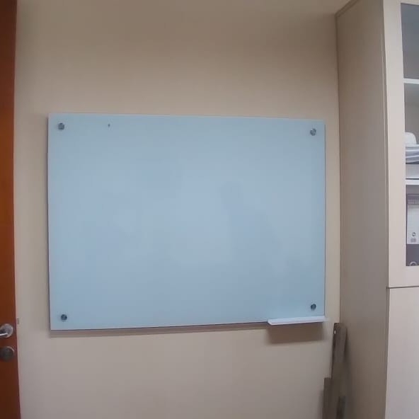 

GLASSBOARD 100 x 150 cm Tebal 8mm - PAPAN TULIS KACA