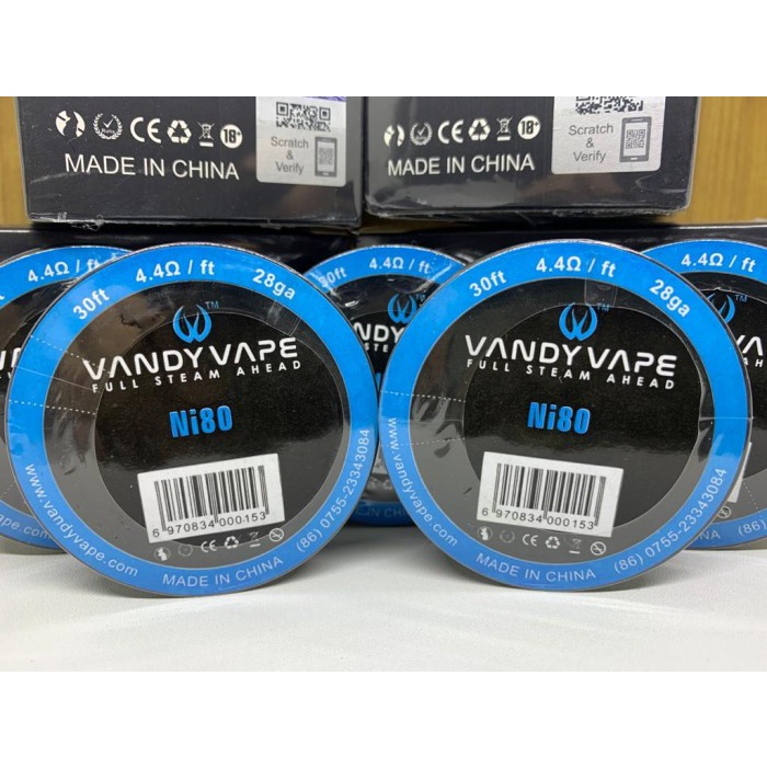Vandy kawat coil Wire nichrome 80 ni80 28 ga 28ga 28awg 28 awg 30feet