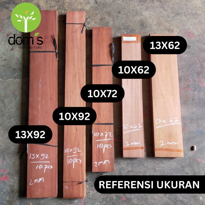 +++++] [RETAIL] Veneer Kayu Mahoni Papan 2mm dari Dom's Furniture untuk Laminasi Furniture,