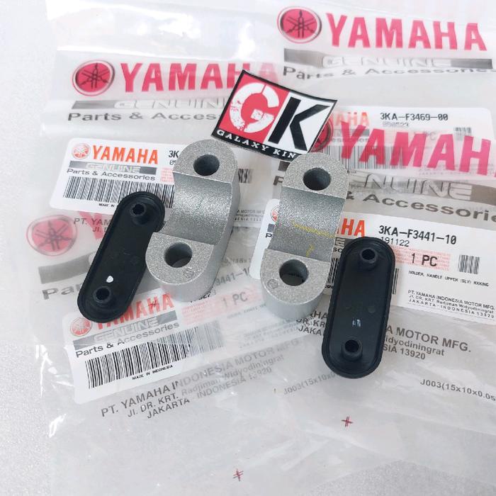 terbaru  raiser klem kleman dudukan stang stir rx king vixion scorpio set original ready