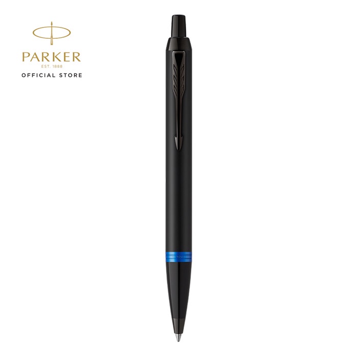 

PROMO! Parker IM Marine Blue Ring Black Trim Ballpoint
